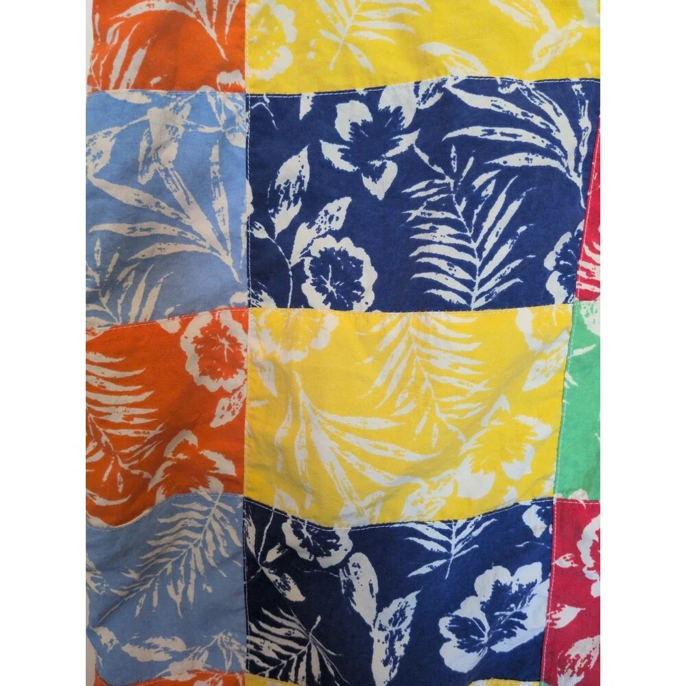 Ralph Lauren Polo Sport Men 40 Patchwork Floral Swim Trunks Shorts Color Block